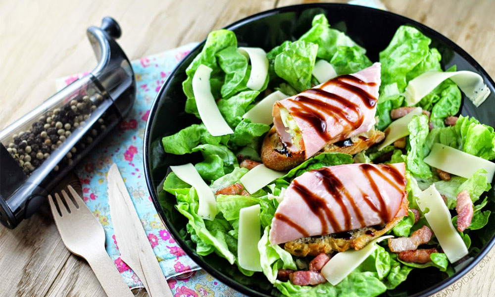 Roulé de Jambon au Chèvre frais