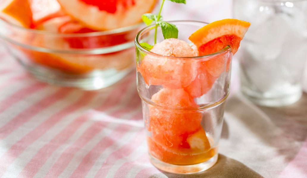 sorbet au pamplemousse