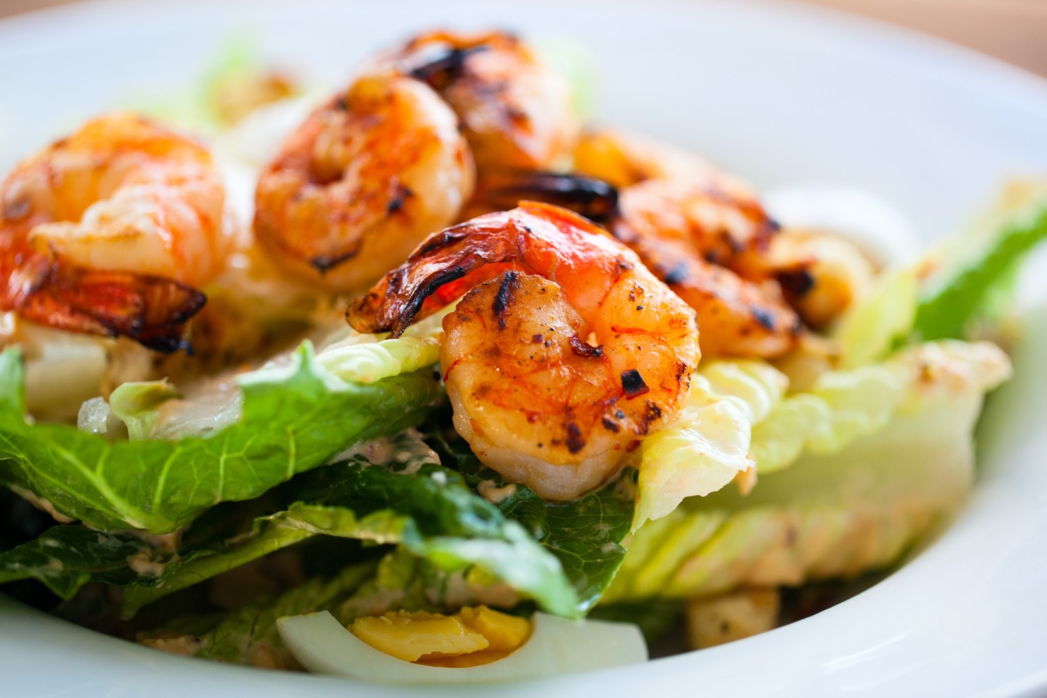 Ingr&eacute;dients salade de crevettes