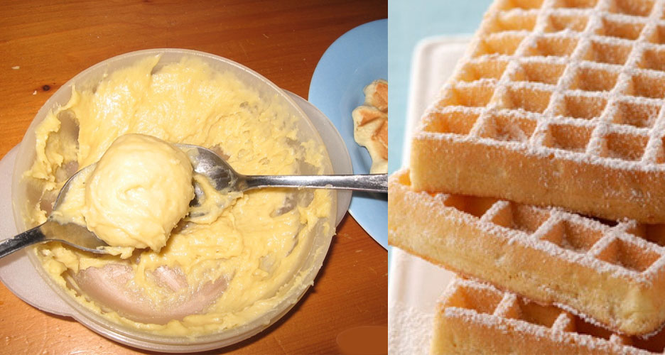 Pr&eacute;paration-de-la-p&acirc;te-&agrave;-gaufre