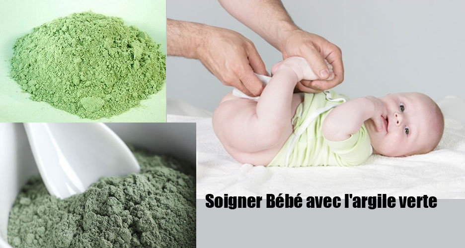 Soigner Bébé avec l'argile verte
