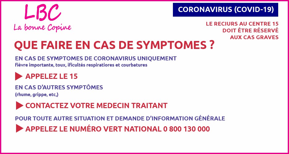 En cas de symptome