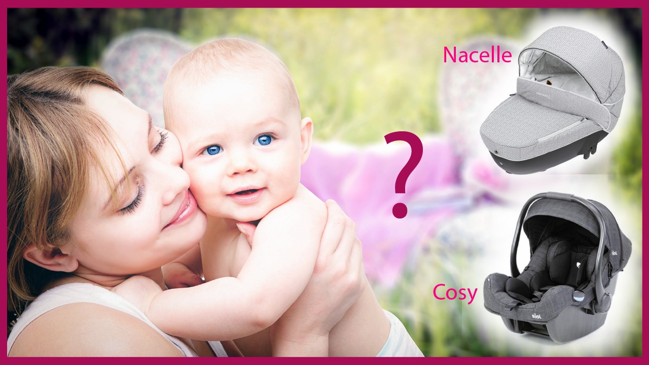 Nacelle ou cosy, un équipement adéquat pour garder son bébé près de soi