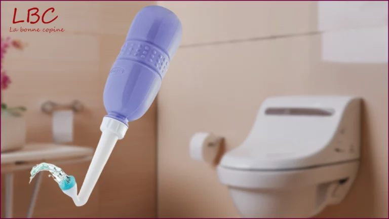 Utilisation d’un bidet portatif au-dessus des toilettes | labonnecopine.com