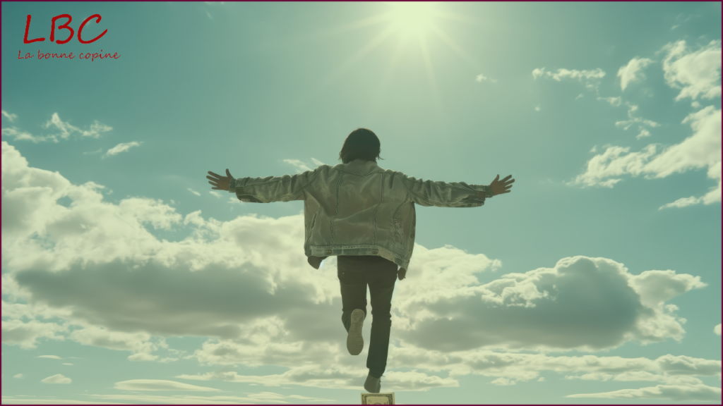 A moment of surrender and release