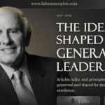 Image de couverture LBC personnalisée avec le portrait de Jim Rohn et une citation inspirante sur le leadership : "The ideas that shaped a generation of leaders."