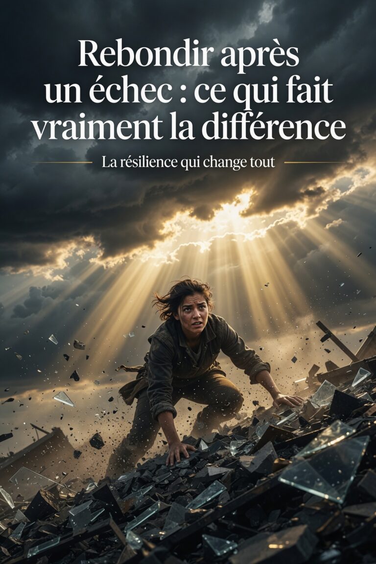 Rebondir après un échec : ce qui fait vraiment la différence