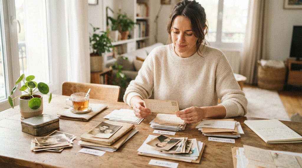ésencombrer sans culpabiliser en triant les papiers administratifs et les souvenirs de famille | La Bonne Copine